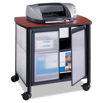 Safco® Impromptu Deluxe Machine Stand W-doors, 34.75w X 25.5d X 30.75h, Gray freeshipping - TVN Wholesale